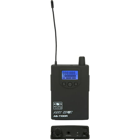 Galaxy Audio 1100 SERIES Wireless In-Ear Monitor Receiver  Frequency with EB6 Earbuds Freq
