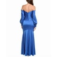 thumbnail image 2 of Theia womens  Milenia Gown, 6, Blue, 2 of 3