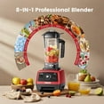 thumbnail image 6 of ONSON Blender 1800W, 70oz Professional High Speed Countertop Blender with Stainless Steel Blades, BPA Free Blender for Shakes and Smoothie, Ice, Dessert and Nut-03, 6 of 6