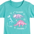 thumbnail image 3 of Instant Message - Type of Dinosaurs Fitted Short Sleeve Graphic T-Shirt, 3 of 6
