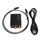 thumbnail image 1 of Digital To Analog Audio Converter 3 5mm Suitable For TV Audio Digital Coaxial Fiber Optic Analog Output Converter qym unisex, 1 of 2