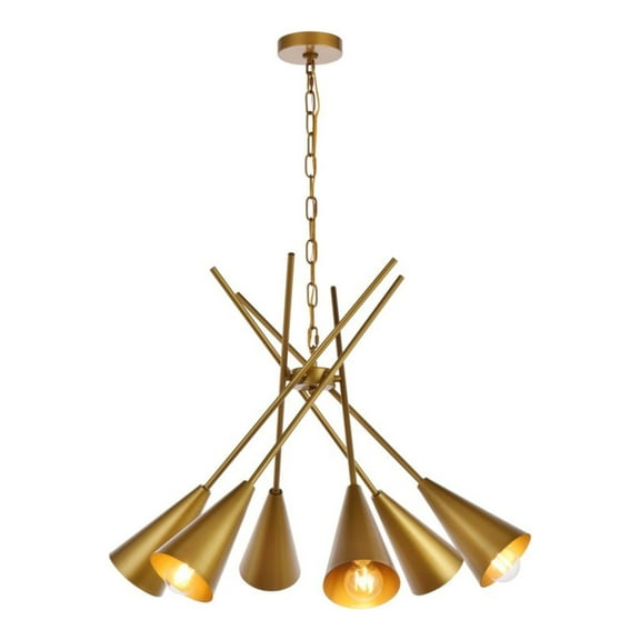 Casen 32 inch pendant in brass