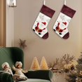 thumbnail image 4 of Large Christmas Stocking, Cute Animal Hanging Stocking with Knitted Cuff, 1 Piece Xmas Stocking, Holiday Christmas Tree Fireplace Decor, Style A, for Festive Season, 4 of 6