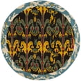 thumbnail image 4 of SAFAVIEH Ikat IKT221A Handmade Charcoal / Blue Rug, 4 of 10