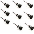 thumbnail image 1 of Black 9pcs 12V 1W Mini LED Spotlight Recessed Spotlights for Kitchen Stairs Closet Corridor DIY Lighting Warm White Cold White Showcase Small Ceiling, 1 of 5