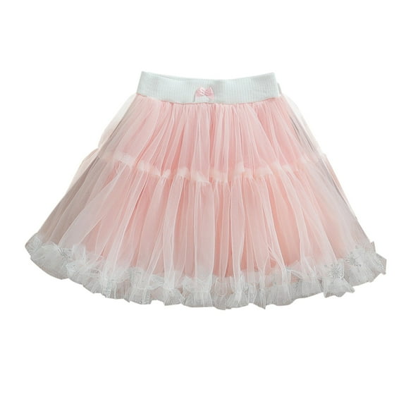 XXWXYD Girls Skirt Spring Summer Baby Soft Cake Skirt Mesh Princess Short Tutu Playtime Toddler Twirl 𝖥lowy Layered Par𝗍y Casual Everyday Wear