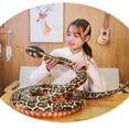 thumbnail image 2 of Serpiente gigante de peluche de juguete Animal de peluche Pitón Serpiente Almohada Muñeca Juguetes Serpiente falsa Hogar Decoraciones de Halloween 43 pulgadas (Blanco) Sincero Hogar, 2 of 5