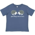 thumbnail image 3 of Inktastic Twin Hedgehogs Baby Gift Boys or Girls Baby T-Shirt, 3 of 5