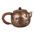 thumbnail image 2 of DOLITY Copper Kettle Handmade Tea Ceremony Tea Kettle for Outdoor Hiking Restaurant pattern, 2 of 9