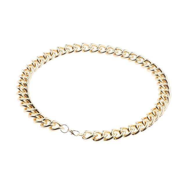 Cadena clásica de moda Hugo Gargantilla de eslabones cubanos 60CM L