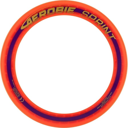 Aerobie Sprint Ring Outdoor Flying Disc, 10 Inches, Orange