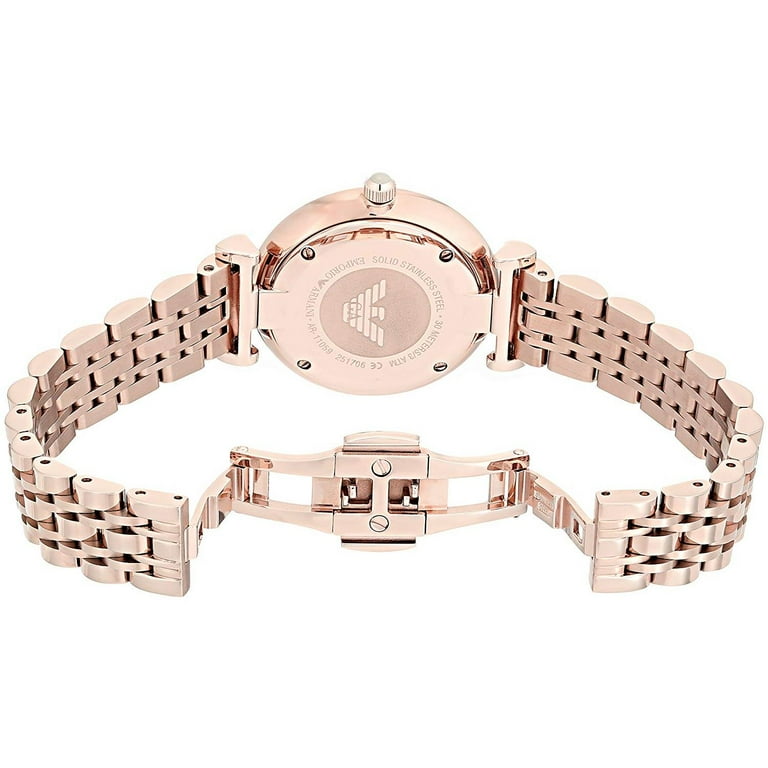 エンポリオアルマーニ/ジャンニAR11059/クォーツ/ローズゴーコルド Emporio Armani Women's Gianni T-Bar Rose-Gold Stainless