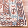 thumbnail image 5 of SAFAVIEH Serapi Blaire Traditional Machine Washable Area Rug, Light Blue/Brown, 5'3" x 7'7", 5 of 13