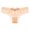 Beige, variant on Rbaofujie Underwear for Women Lace Bikini Panties Ladies No Show Hipster V-Waist Lace Flower Ladies Thong Perspective Mesh Bow Seduction Underwear Beige S Period Underwear for Women