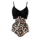 thumbnail image 4 of Bikini sin espalda con estampado de bloque de color sexy para mujer Traje de baño de una pieza Traje de baño Conjunto de ropa de playa Fridja  nalpqowj21062, 4 of 5