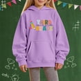 thumbnail image 2 of Coerni School Hoodies for Teen Boys Tween Girls 𝐔niform First Day of School Trendy Preppy Hooded Pullover Graphic Sweatshirts, 2 of 4