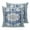 Blue, variant on Pillow Covers 24x24 Set of 2, Blue Boho Throw Pillow Covers Decorative Couch Cushion Cover, Farmhouse Bohemian Medallion Oriental Flower Microfiber Soft Square Pillowcases for Bedroom Sofa