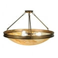 thumbnail image 7 of Meyda Tiffany 148961 Dionne 3 Light 30" Wide Semi-Flush Bowl Ceiling Fixture - Copper, 7 of 7