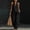 Black plus size 2 piece set a1, variant on Women Plus Size 2 Piece Set V Neck Sleeveless Tank Top Wide Leg Pants Casual Summer Outfits Loose Boho Vacation Matching Lounge Suits Travel Resort Clothes, Black 2XL