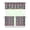 Bohemian Style, variant on Minimalist Kitchen Curtains 3 PCS - Clean White Semi-Sheer, Rod Pocket Design, 54" Valance + 2x27.5" Tier Panels