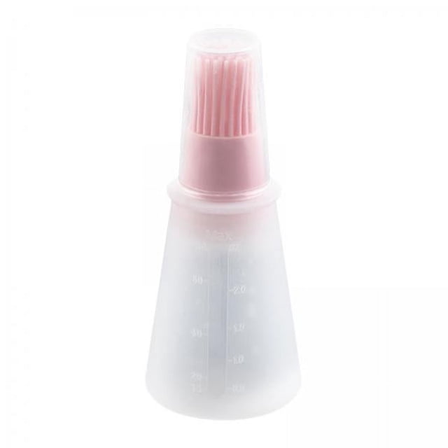 4 Cepillos Para Barbacoa/pastelería, Dispensador De Aceite, Botella De Alta Temperatura Para Cocina, Color Rosa