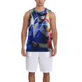 thumbnail image 2 of Power Rangers Maillot de Basketball, Chemises de Sport Réversibles en Mesh pour Hommes, S-4TG, 2 of 5