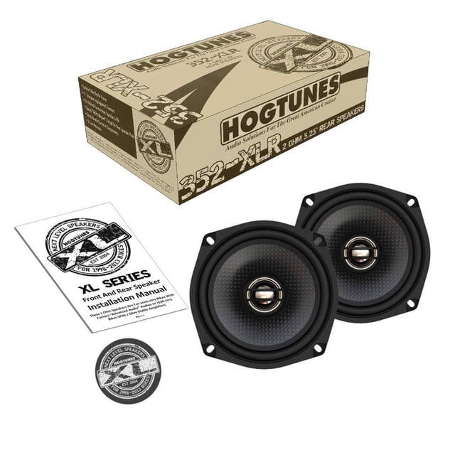 Hogtunes 352-XLR de alto rendimiento de la serie XL de 5.25 pulgadas (2 unidades), compatible con mo