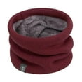 thumbnail image 2 of Polaina de cuello de invierno con forro polar y bufanda térmica para motociclismo, ciclismo y senderismo. Rojo, 2 of 9