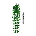 thumbnail image 3 of IPEWLEX Artificial Hanging Plants - Begonia Ivy Grape Leaf Wall Decor for Indoor Outdoor Wedding Office Home Decoration - 105cm, 3 of 5