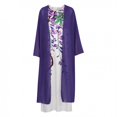 thumbnail image 2 of Pisexur Robes d'Été pour Femmes 2022 Fluide Imprimé Floral Ensemble Deux Pièces Robe en Chiffon Décontractée Col Rond Sans Manches Robe Maxi, 2 of 6