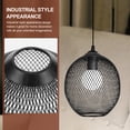 thumbnail image 2 of Hollow-out Lamp Mesh Cover Mesh Light Cover Hollow Out Lamp Shade Metal Light Shade Pendant, 2 of 9