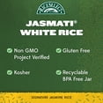 thumbnail image 3 of RiceSelect Jasmati Rice, American-Style Jasmine Rice, 2 lb Jar, 3 of 9