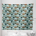 thumbnail image 1 of Dogs Tapestry, Polygonal Art Style Different Breed of Canine Labrador Portraits Angular Puppy Love, Fabric Wall Hanging Decor for Bedroom Living Room Dorm, 5 Sizes, Multicolor, by Ambesonne, 1 of 1