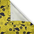 thumbnail image 4 of Ambesonne Yellow Bird Window Valance, Avian and Petals, 54" X 18", Yellow Indigo, 4 of 5