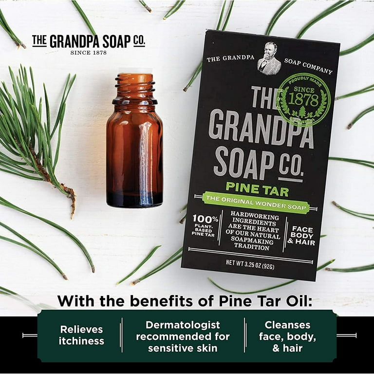 The Grandpa Soap Co. Pine Tar Shampoo, 8 oz
