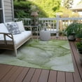 thumbnail image 6 of Addison Rugs Chantille Indoor/Outdoor Transitional Watercolors Olive Washable Rectangle Rug, 2'6" x 3'10", 6 of 6