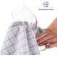 thumbnail image 2 of Paños de Cocina (Pack de 5) - 50 x 70 cm - Paño de Cocina con Gancho - Algodón - Muy Absorbente - Lavable a 95° - Diseño Clásico Cuadrado Azul (5), 2 of 5