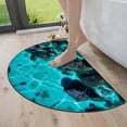 thumbnail image 6 of Semicircle Entrance Door Mat - Ultra-Absorbent Non-Slip Dirt-Proof Household Rug for Bathroom, Bedroom & Mudroom Entryway, Perfect Year of The Horse 2026, Easter Festive Floor Mat, 23.6*15.7in, P, 6 of 6