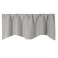 thumbnail image 1 of Bidobibo Valance Rod Pocket Window Treatment Blackout Thermal Insulated Solid Short Curtain Topper Valances for Kitchen Living Room Bedroom, 1 Panel, 1 of 2