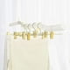 thumbnail image 3 of Perchas Para Pantalones De Metal, 10 Piezas, Perchas Para Ropa, 30,5 Cm, ​​Con 2 Clips Antideslizantes, Para Falda (hy), 3 of 5