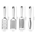 thumbnail image 6 of Opvise Hand Held Cheese Grater Set with Ergonomic Handle Rustproof Corrosion Resistant Food Preparation Potato Cheese Grater Vegetable Shredder White, 6 of 8