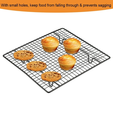 Aramox Stainless Steel Cooling and Baking Rack Nonstick Cooking Grill Tray For Biscuit / Cake / Bread , Nonstick Cooking Grill Tray,Cooling and Baking