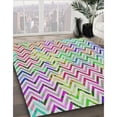 thumbnail image 2 of Ahgly Company Indoor Rectangle Patterned Light Jade Green Abstract Area Rugs, Swatch Sample, 2 of 6