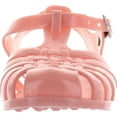 thumbnail image 3 of Bamboo Childrens Girl Suzy-02K Jelly Round Toe Fisherman Slingback Flat Sandals, 3 of 4