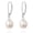 White, variant on 8-10 mm White Pearl Teardrop Women's Earrings, 925 Sterling Silver Lever-Back Dangle Earrings, Hypoallergenic Jewelry Gift