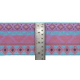 thumbnail image 3 of IBA Indianbeautifulart Purple Aztec Geometric Printed Ribbon Trim 9 Yards Velvet Fabric Laces For Crafts Sewing Accessories 2 Inches, 3 of 5