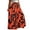 Orange-print, variant on FchengtaiS Plus Size Womens Flowy Palazzo Pants Wide Leg Baggy Pants Boho Lounge Pants with Pockets