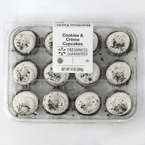 Freshness Guaranteed Cookies & Creme Mini Cupcakes 10 oz, 12 Count