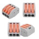 thumbnail image 4 of Conector De Cableado De Empuje Terminal De Cable 100 PCS Tamaños Compactos Retardante De Llama Con Orificios De Prueba Para Prensado De Cables Eléctricos ANGGREK Eléctricas, 4 of 8