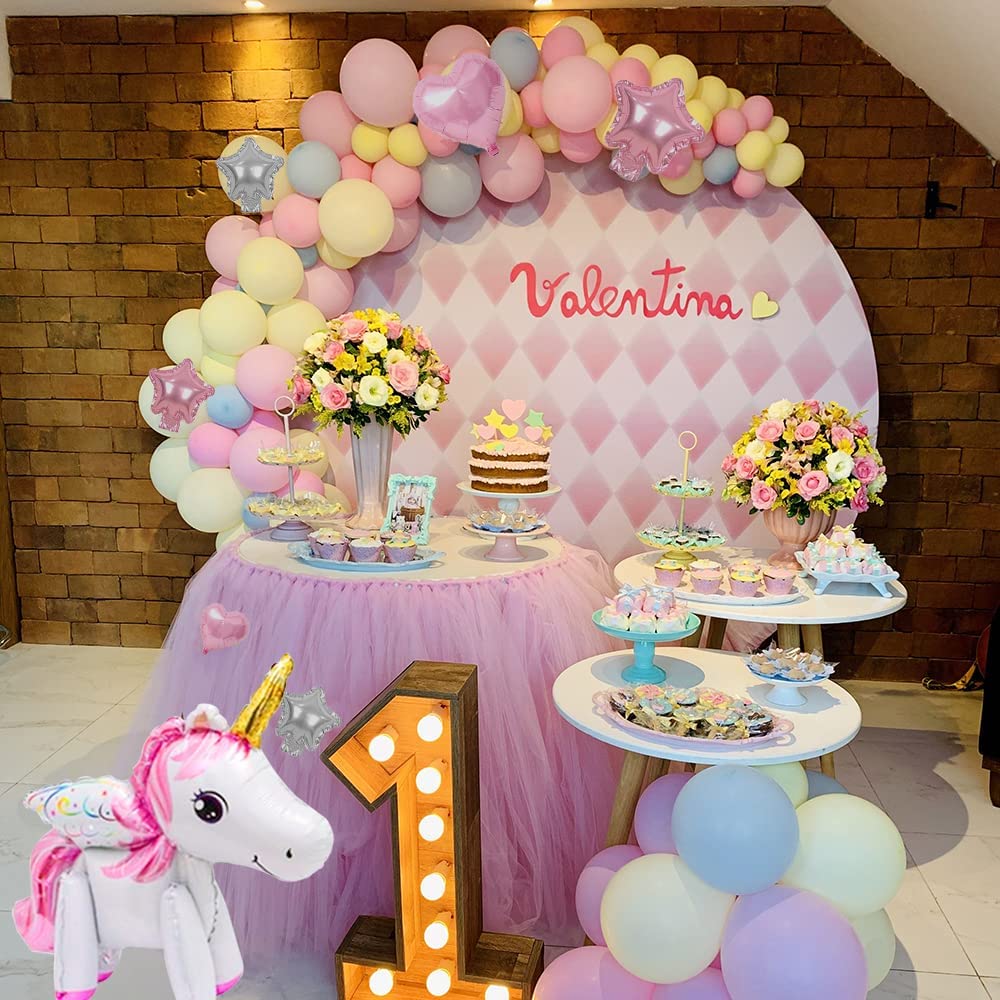 Yansion 65-Piece Unicorn Party Decorations Kit photo 5